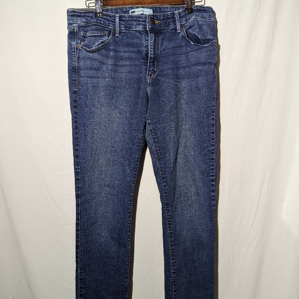 Levi's Midrise Skinny Blue Jean